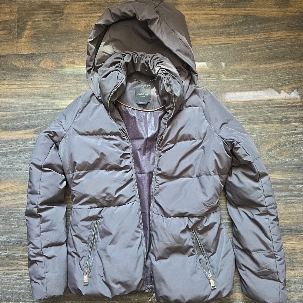 bebe Gray Puffer Jacket
